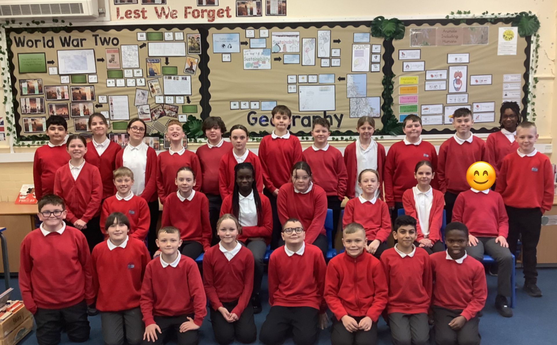 Year 6 class photo